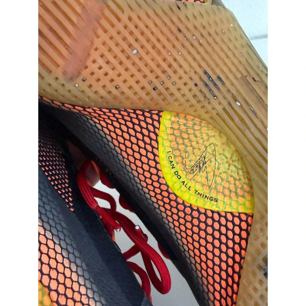 Under Armour Curry 6 Fox Theater Black Orange Mens Basketball Shoes - Picture 5 of 8